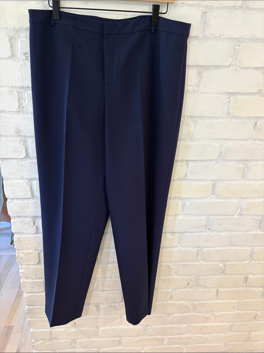 Linda Allard Ellen Tracy Tailored Navy Dress Pants (B4)